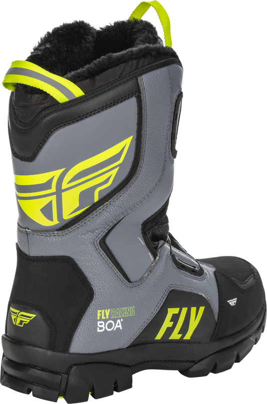 FLY RACING MARKER BOA BOOT BLACK/GREY/HI-VIS