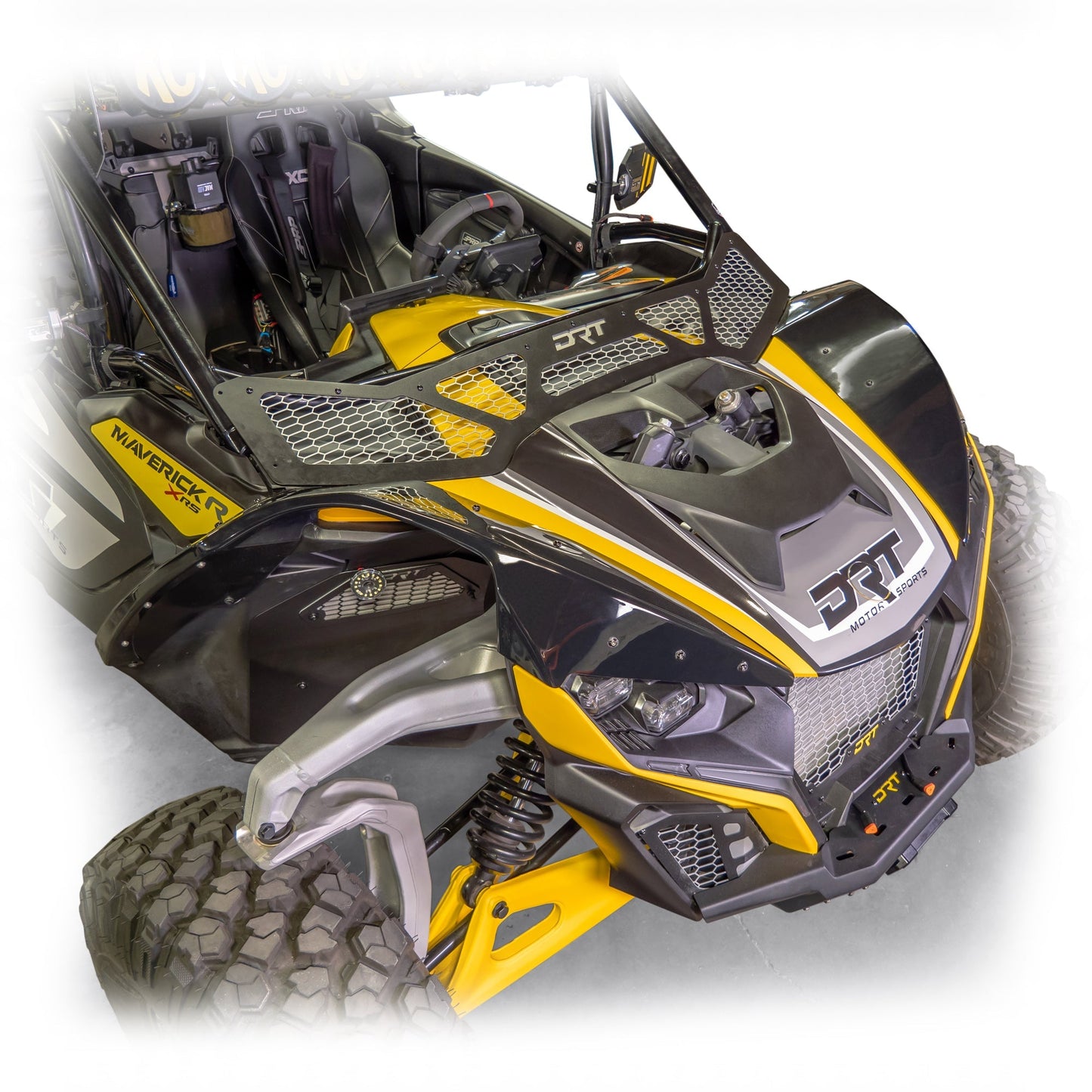DRT Can-Am Maverick R ABS Front Fender Kit, Mud Protection
