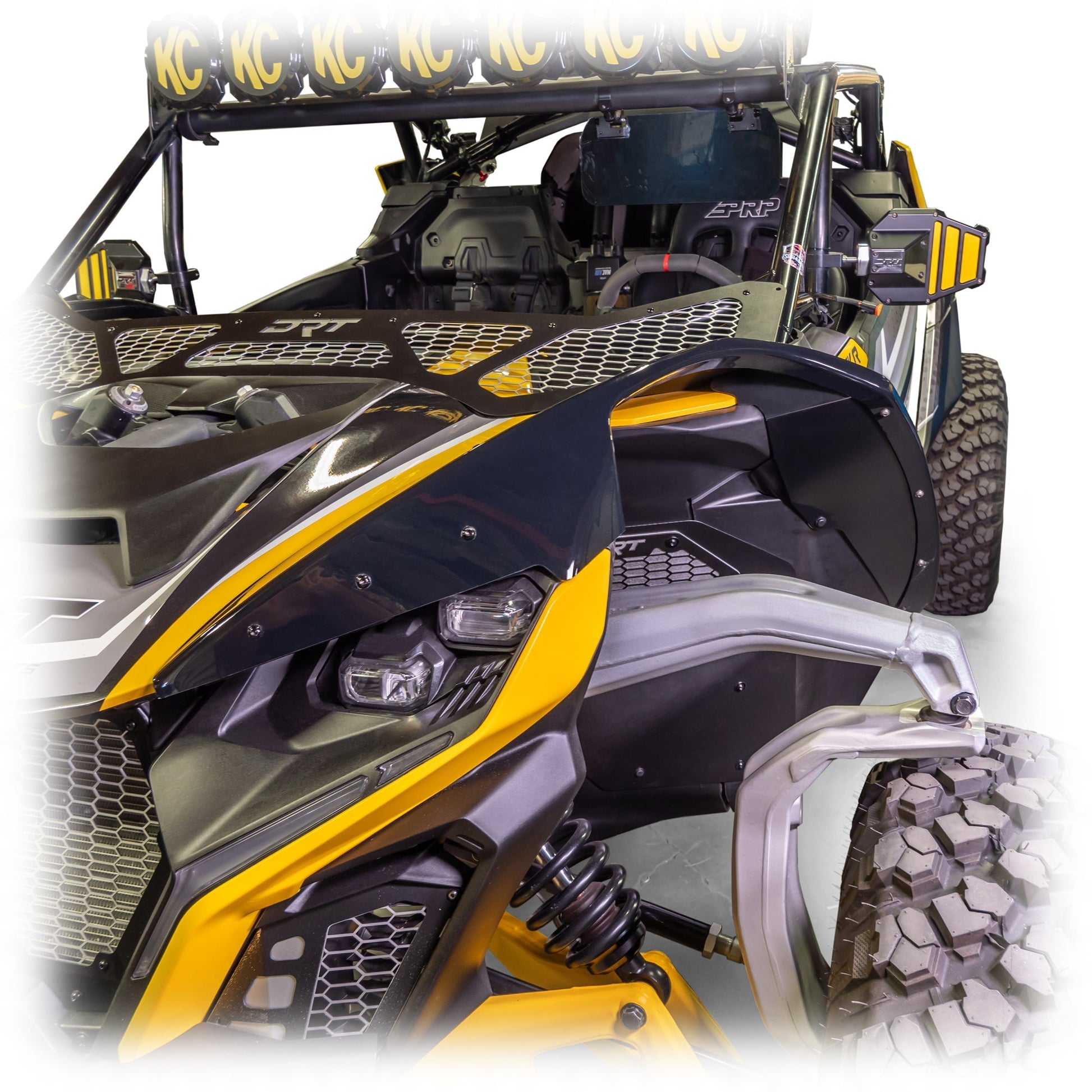 DRT Can-Am Maverick R ABS Front Fender Kit, Mud Protection