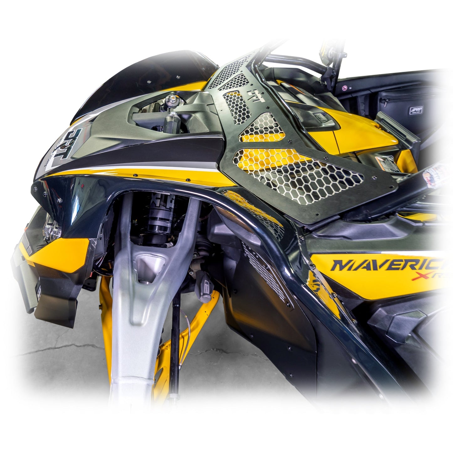 DRT Can-Am Maverick R ABS Front Fender Kit, Mud Protection