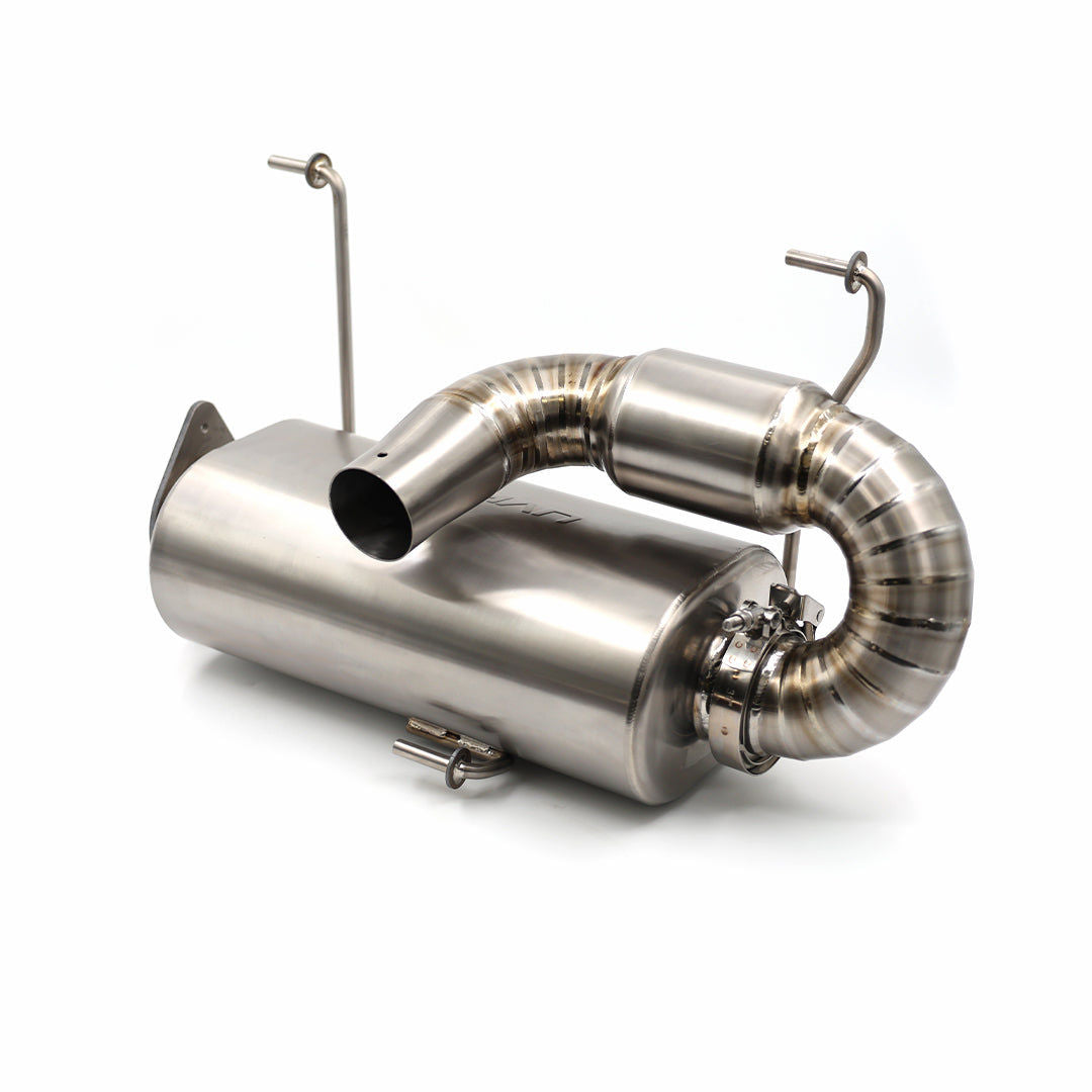 RZR PRO-R TITANIUM CENTER EXIT SLIP ON EXHAUST - SKU: 17-334-T