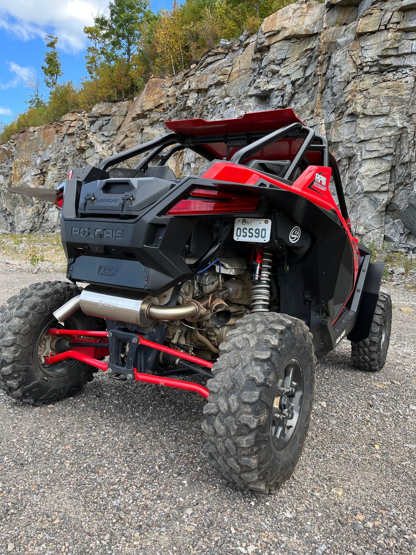 2020-2025 Polaris RZR Pro XP/XP4 Turbo Trail Muffler