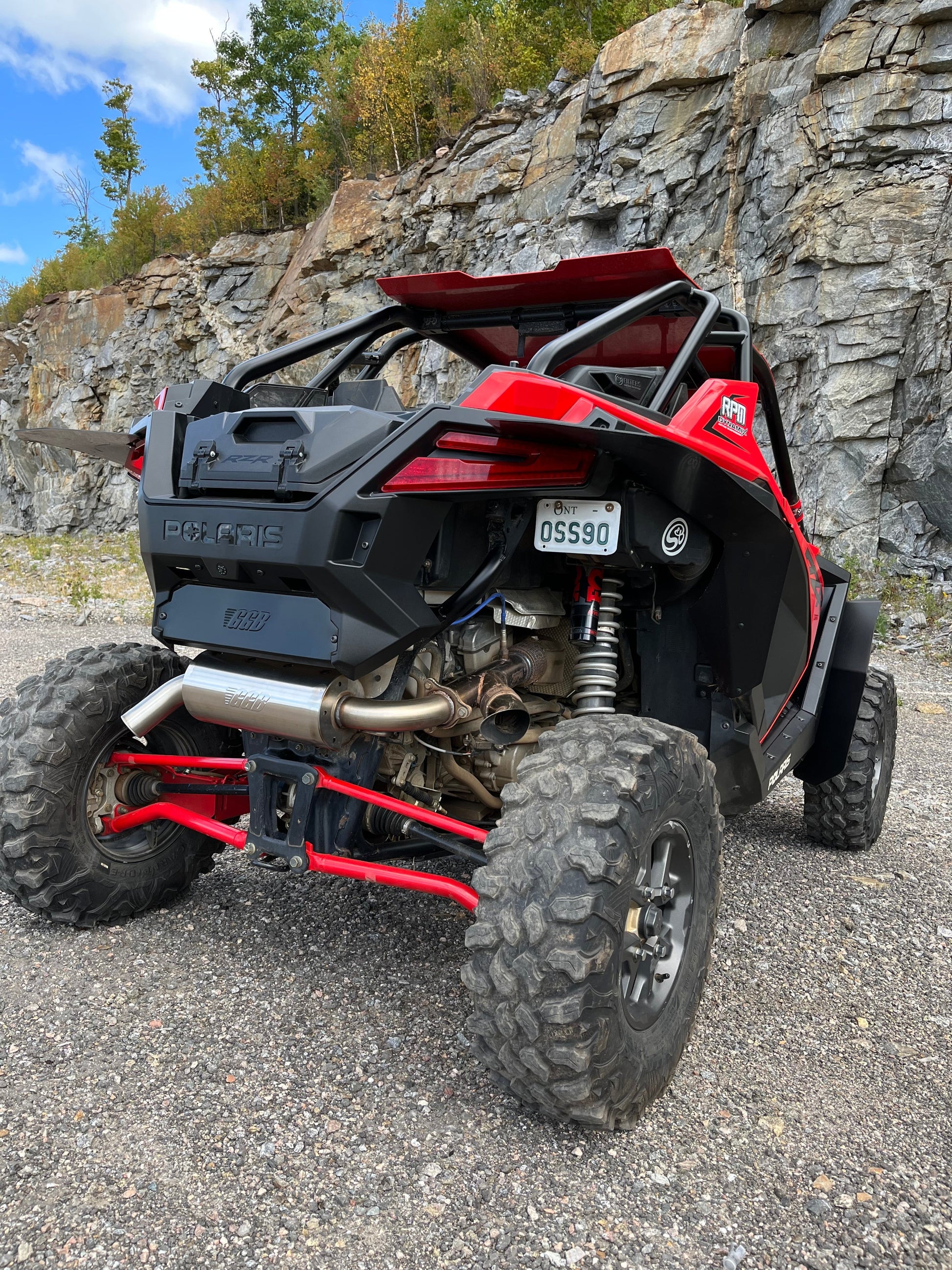 2020-2025 Polaris RZR Pro XP/XP4 Turbo Trail Muffler